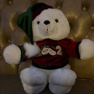 Dan Dee Christmas Collector 2002 Plush Teddy Bear